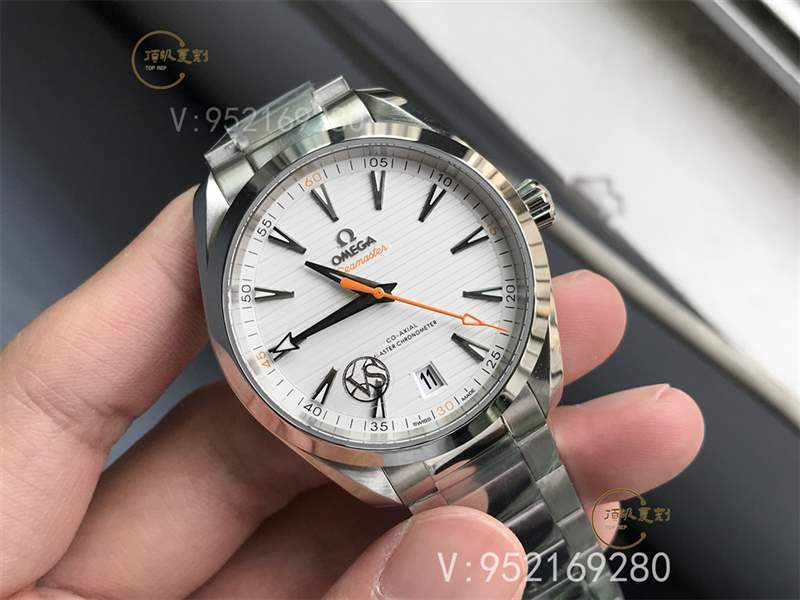 VS廠歐米茄海馬150柚木白盤(pán)橙針復(fù)刻表做工怎么樣-220.10.41.21.02.001-復(fù)刻表