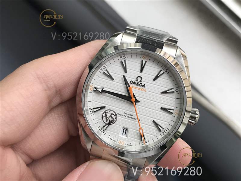 VS廠歐米茄海馬150柚木白盤(pán)橙針復(fù)刻表做工怎么樣-220.10.41.21.02.001-復(fù)刻表