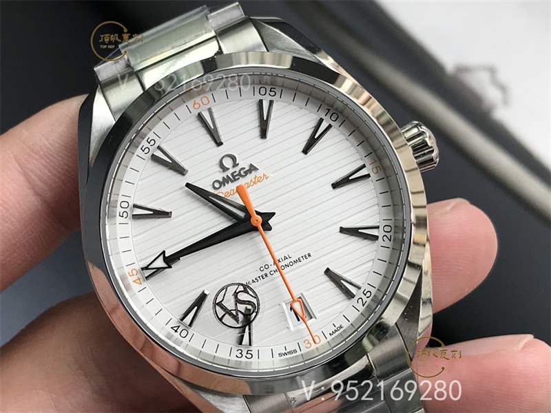 VS廠歐米茄海馬150柚木白盤(pán)橙針復(fù)刻表做工怎么樣-220.10.41.21.02.001-復(fù)刻表