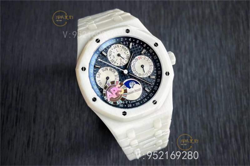 APS廠AP愛彼萬年歷白陶瓷AP26579計時表復(fù)刻做工怎么樣-復(fù)刻表