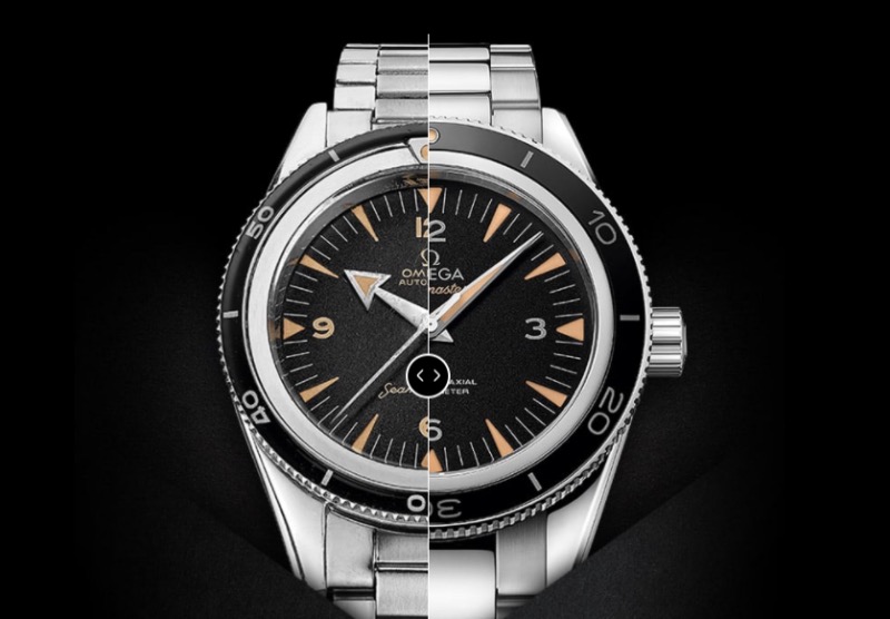 品鑒歐米茄海馬300?至臻同軸?腕表極致工藝-復刻表