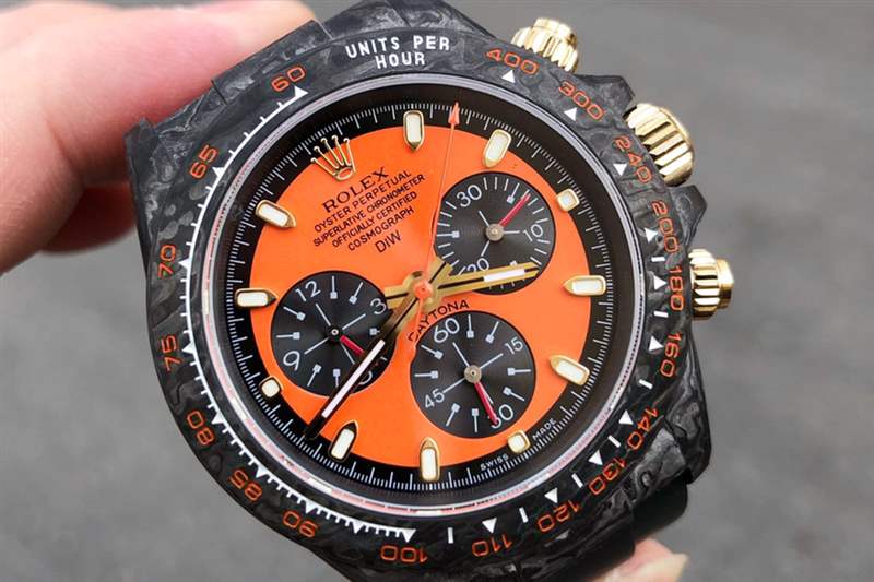 TW廠復(fù)刻勞力士DIW碳纖維改裝版迪通拿復(fù)刻表評測-復(fù)刻表