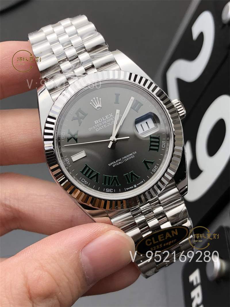 C廠(clean廠)勞力士41mm日志綠籮盤復刻表做工怎么樣-復刻表