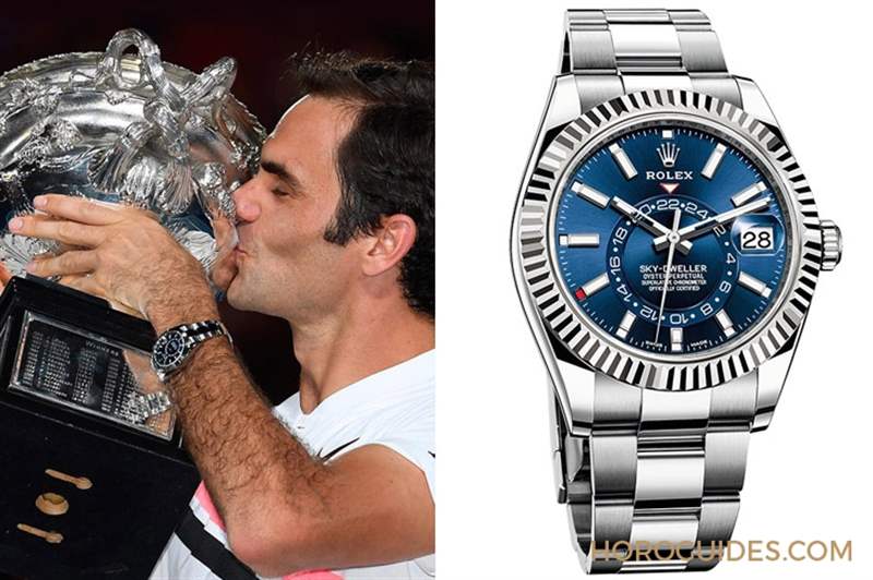回顧那些高光時刻，Roger Federer費德勒與Rolex偕伴20年-復刻表