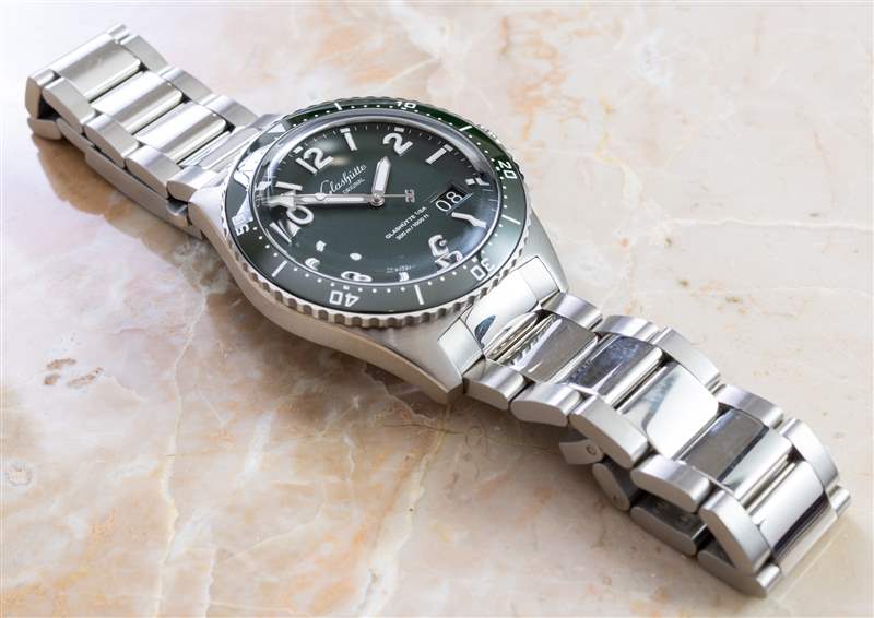 動手實(shí)踐：格拉蘇蒂原創(chuàng) SeaQ 綠色表盤精鋼潛水表-復(fù)刻表