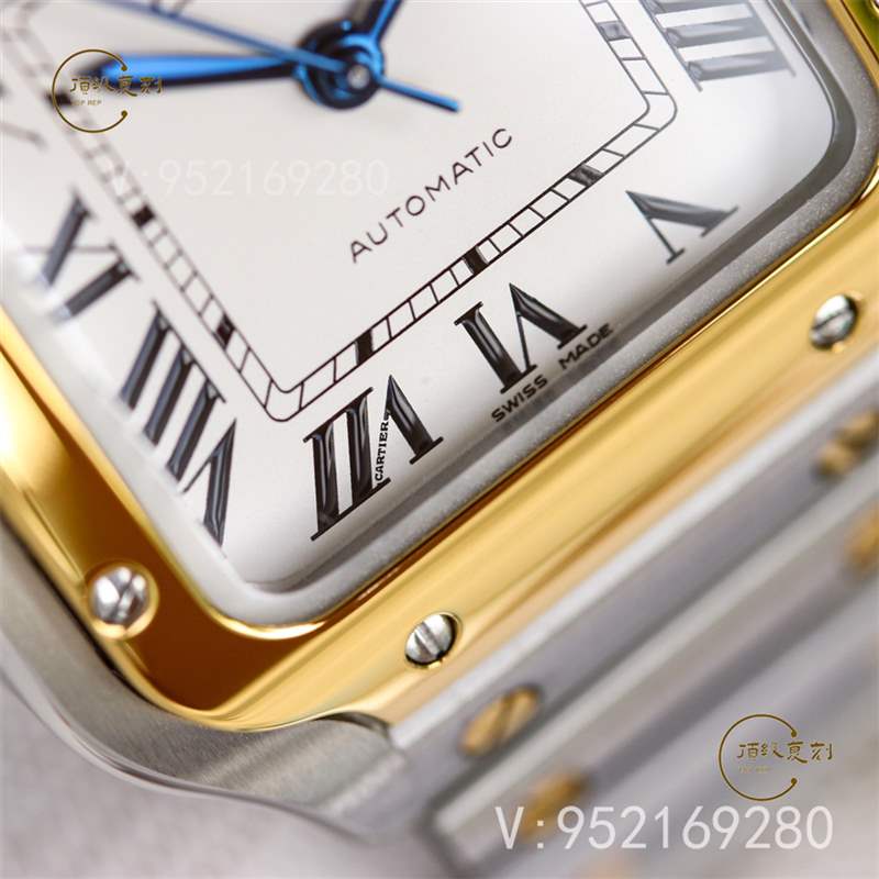 GF廠卡地亞35mm中號山度士復刻表新品做工評測-復刻表