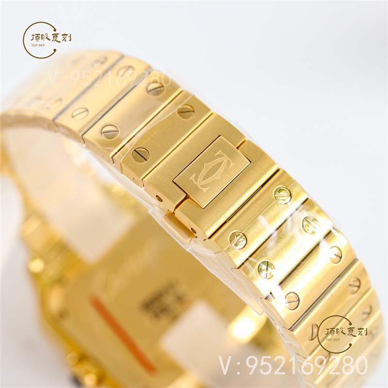 GF廠卡地亞35mm中號山度士復刻表新品做工評測-復刻表