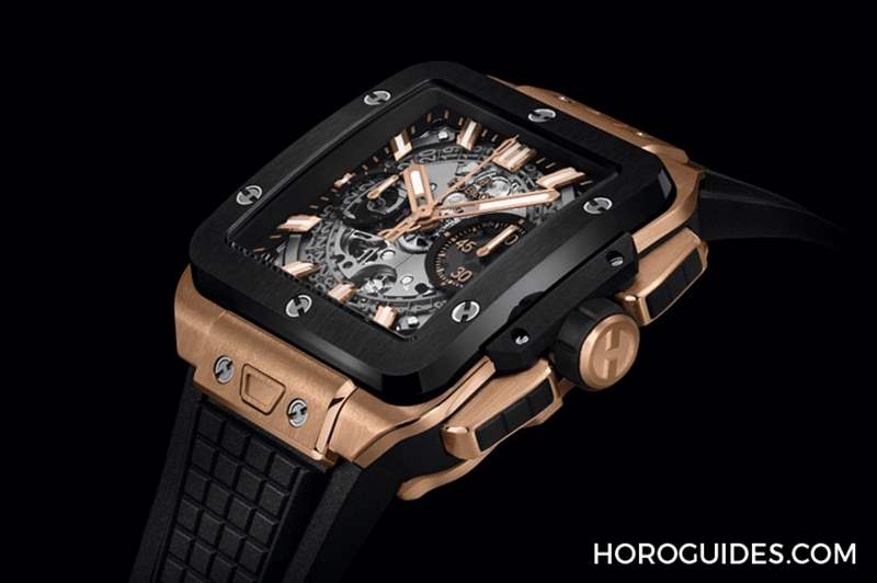 高階運動方表這樣搭，怎一個瀟灑了得｜Hublot Square Bang Unico計時碼表-復(fù)刻表