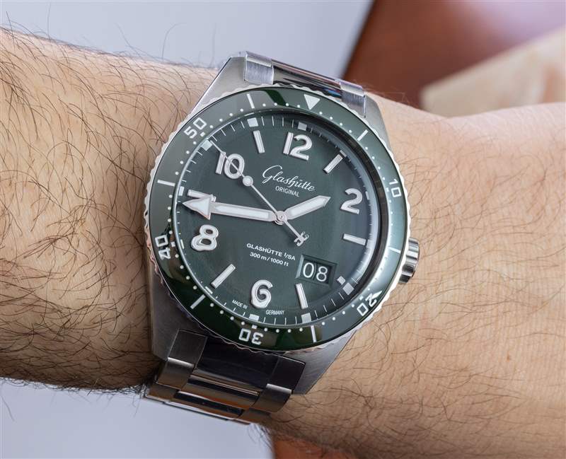 動手實(shí)踐：格拉蘇蒂原創(chuàng) SeaQ 綠色表盤精鋼潛水表-復(fù)刻表