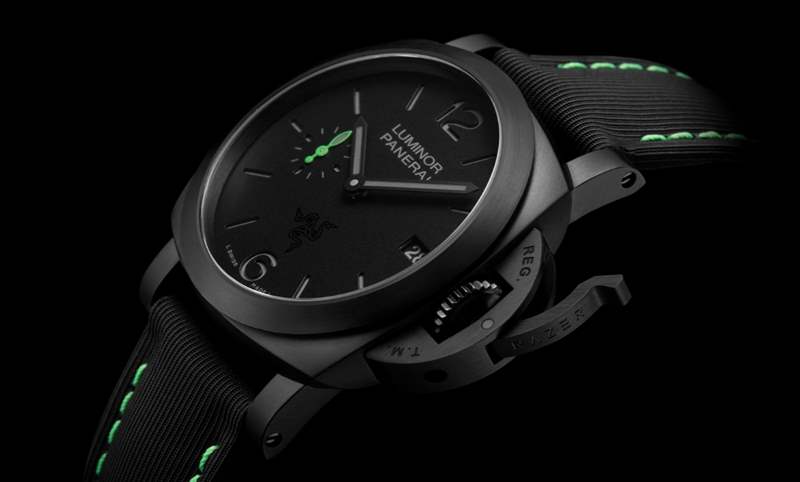 電競美學加身，雷蛇螢光綠在發(fā)光｜Panerai Luminor Quaranta Razer特別版-復刻表