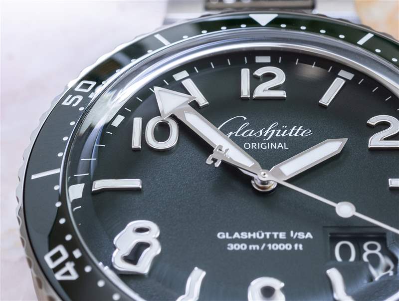 動手實(shí)踐：格拉蘇蒂原創(chuàng) SeaQ 綠色表盤精鋼潛水表-復(fù)刻表