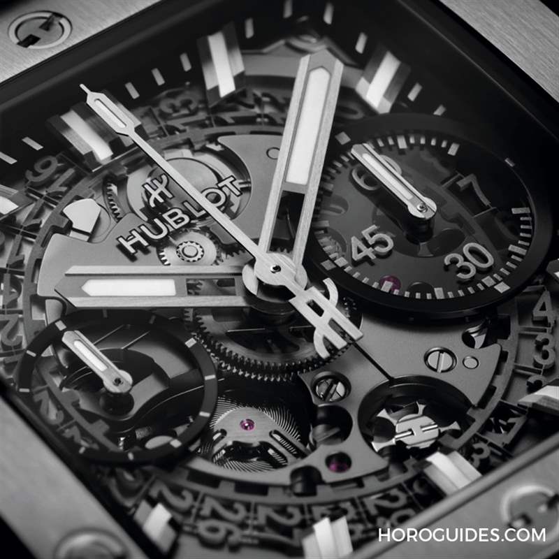 高階運動方表這樣搭，怎一個瀟灑了得｜Hublot Square Bang Unico計時碼表-復(fù)刻表