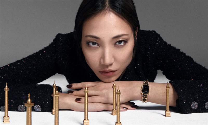 35年經(jīng)典CHANEL Première腕表升級再現(xiàn)，超模樸秀珠同框揭幕-復(fù)刻表