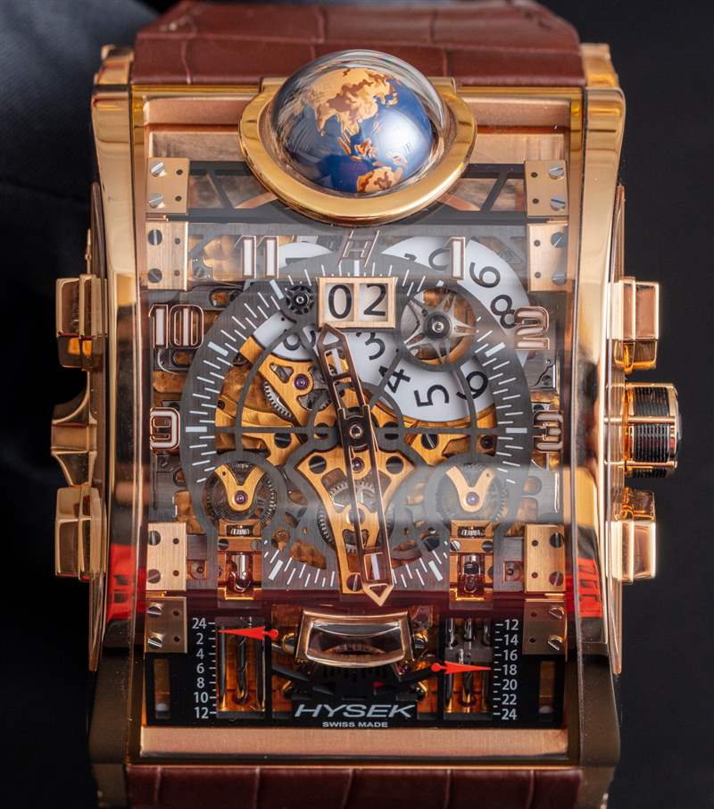 不再生產：550,000 美元 Hysek Colosso GMT 三問腕表-復刻表