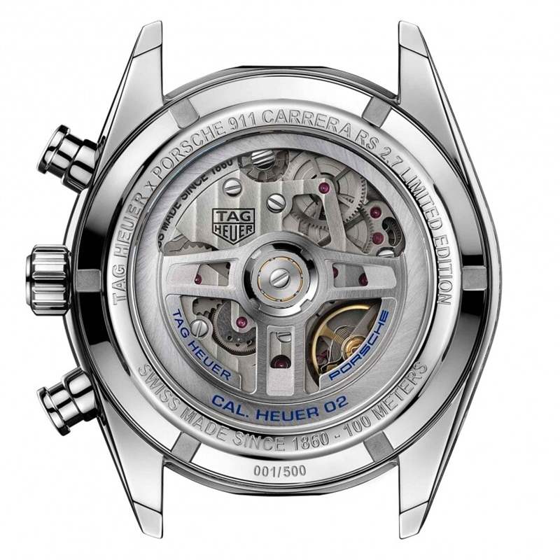 TAG HEUER X PORSCHE 定義版發(fā)布！慶祝911 Carrera RS 2.7 50周年-復(fù)刻表