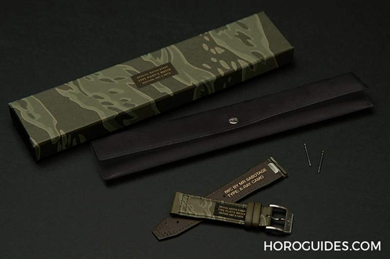 迷彩、刺繡布貼，SBTG街頭潮味上手｜IWC x SBTG特別版表帶套裝-復刻表