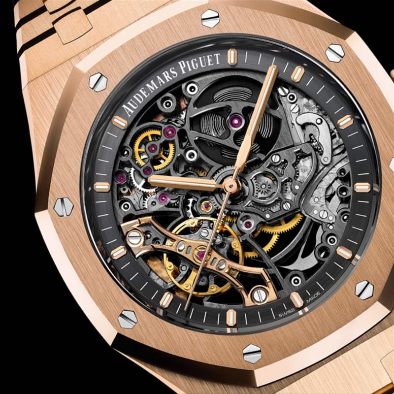 AP皇家橡樹4款玫瑰金鏤空手表最新行情 這款年內(nèi)升幅逾9成已停產(chǎn)-復(fù)刻表