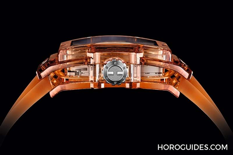 高透光冰橙色！Hublot Spirit of Big Bang冰橙藍寶石陀飛輪五日鏈腕表-復刻表