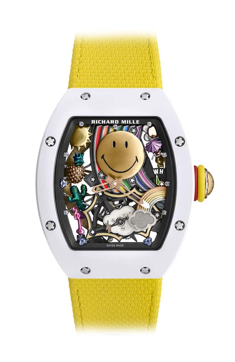 RICHARD MILLE RM 88 Smiley新手表登場黃色笑臉陀飛輪風靡全球-復刻表