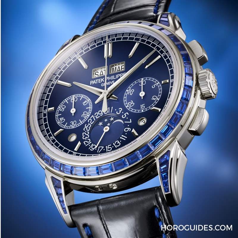 表王旗艦級經(jīng)典表款寶石滿鑲亮相｜百達(dá)翡麗Ref. 6300大師報時腕表與Ref. 5271萬年歷計時碼表-復(fù)刻表