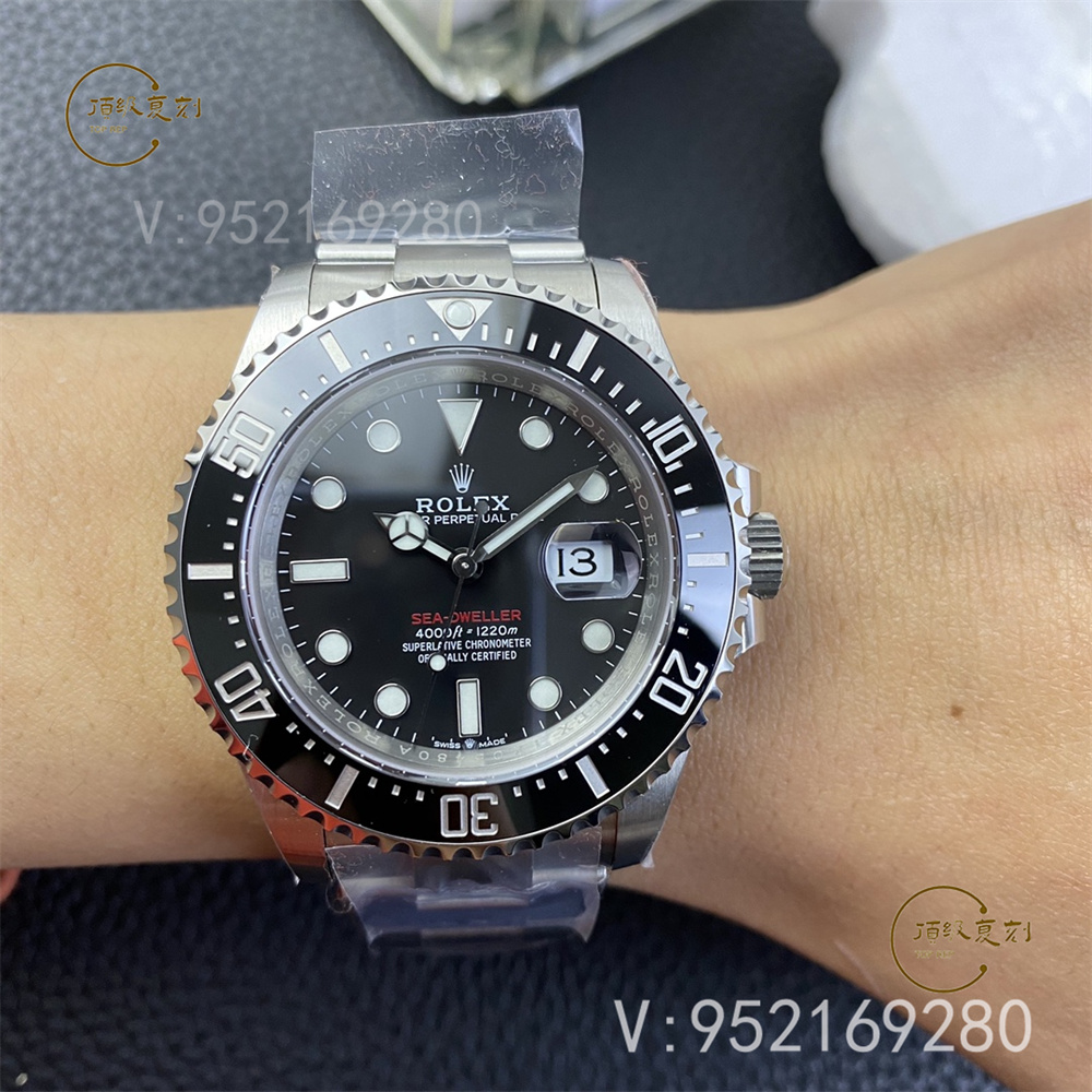 VS廠勞力士43mm單紅鬼王126600腕表評測-搭載3235機芯-復刻表