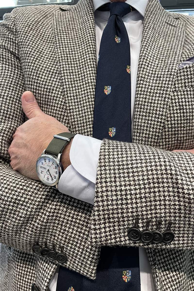 如何佩戴它秘密時尚的Timex Easy Reader-復(fù)刻表