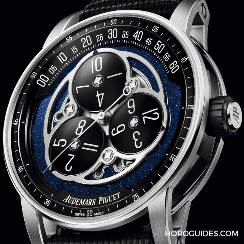 猶如一道優美謎題的古老顯時機制｜愛彼CODE 11.59系列星輪腕表，再現「時間漫游」功能-復刻表