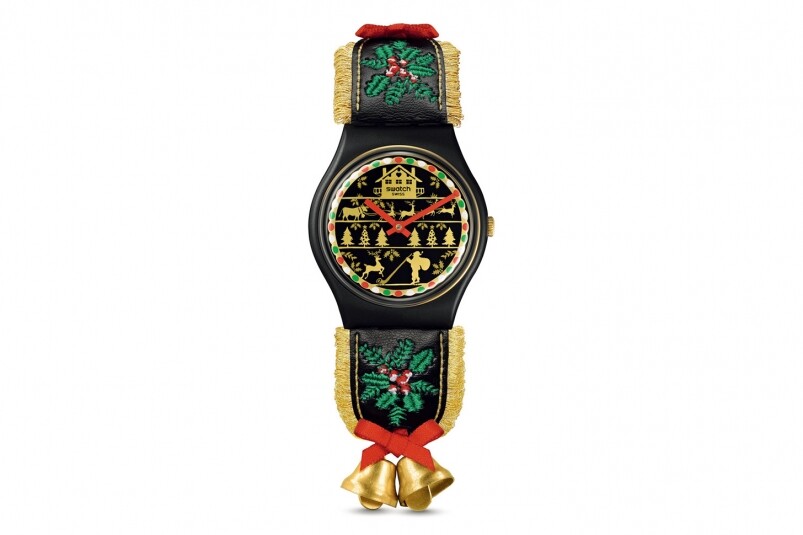 最有圣誕氣氛的腕表：Swatch Golden Merry-復刻表