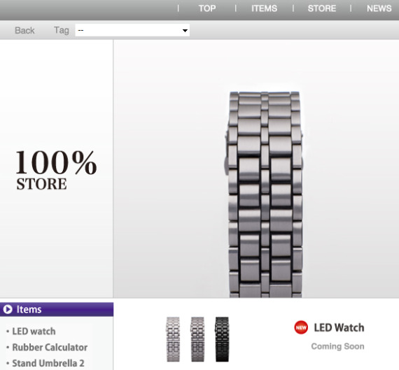 100%的LED概念手表是噱頭？-復刻表