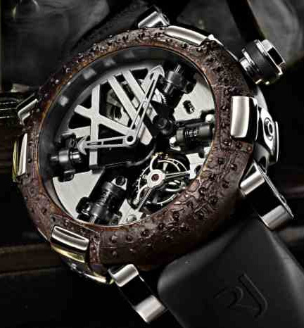 蒸汽朋克風格的羅曼·杰羅姆（Romain Jerome）泰坦尼克號陀飛輪限量版腕表-復刻表