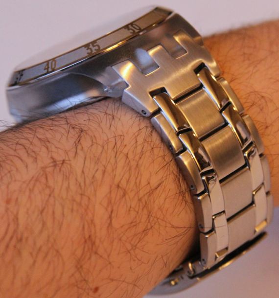 斯沃琪全銀自動(dòng)計(jì)時(shí)手表-復(fù)刻表