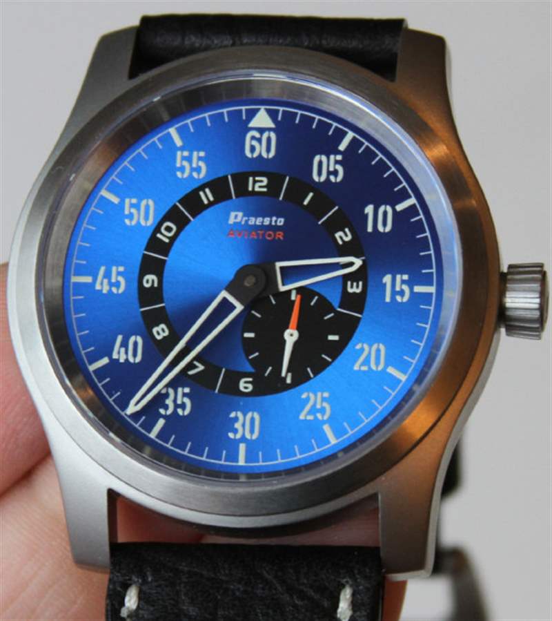 普拉斯托Praesto現(xiàn)代弗利格魯爾手表-復(fù)刻表