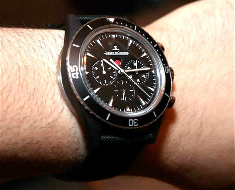 積家深海計時碼表金屬陶瓷腕表上手體驗-復(fù)刻表