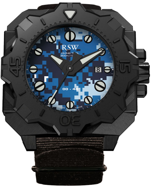RSW 潛水工具迷彩限量版腕表-復刻表
