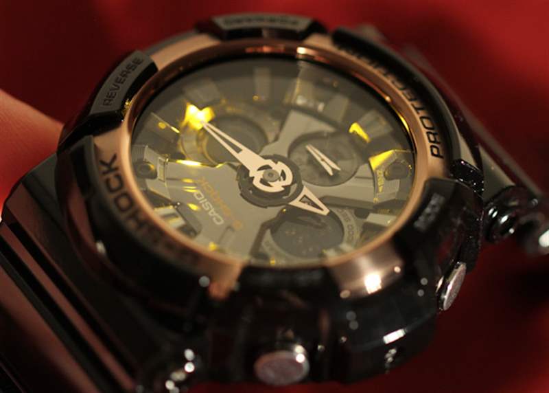 卡西歐G-Shock GA200RG手表評測-復刻表