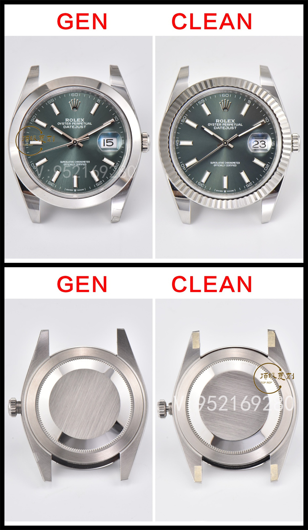 Clean廠C廠薄荷綠日志41mm對比正品怎么樣,C廠薄荷綠日志真假對比評測-復刻表