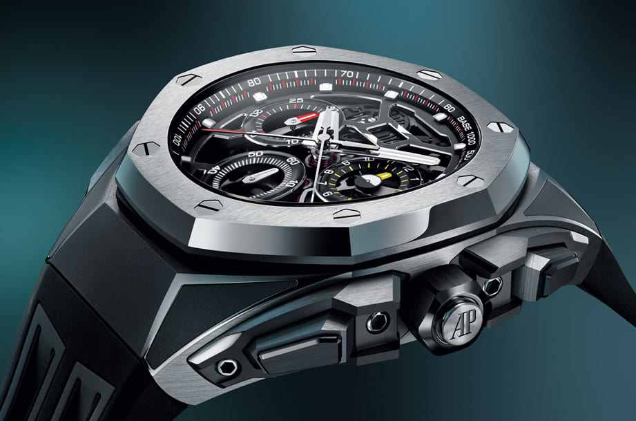 AP皇家橡樹(shù)概念系列新作首度融入雙追針飛返計(jì)時(shí)與表帶快拆設(shè)計(jì)-復(fù)刻表