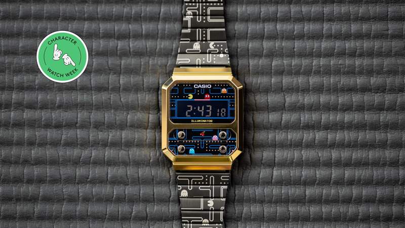 動手體驗Casio Vintage X Pac-Man A100WEPC-1B-復(fù)刻表