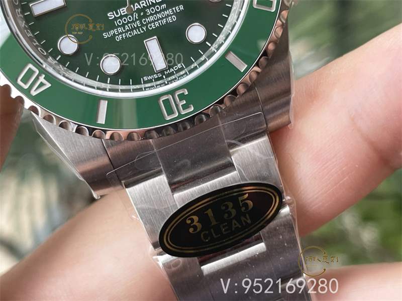 Clean廠C廠勞力士40綠水鬼真假對比正品評測,怎么分辨C廠綠水鬼-復刻表