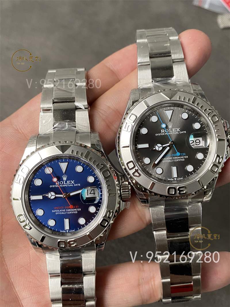 VS廠新品勞力士40灰/藍游艇丹東3235機芯做工比C廠游艇好嗎-復刻表