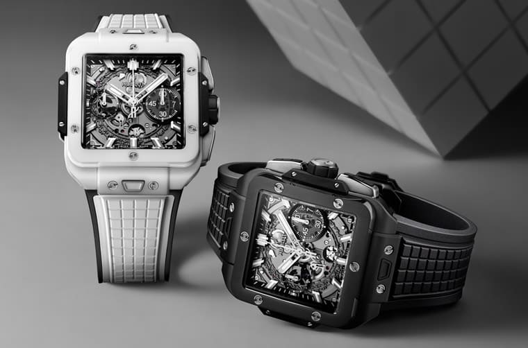 宇舶Square Bang計時表搭配藍寶石或陶瓷材質突顯獨特方形美學-復刻表