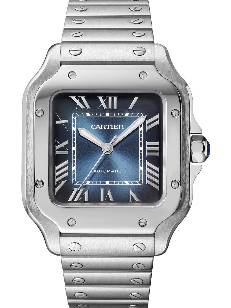 卡地亞山度士桑托斯全新閃亮綠色表盤-復刻表