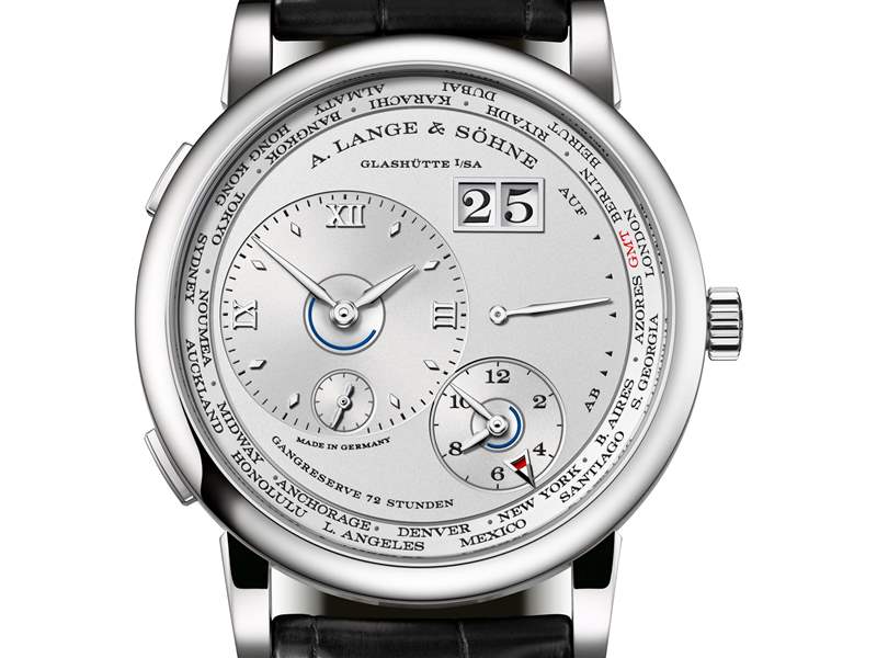 『新表』A. Lange & S?hne朗格推出鉑金表殼Lange 1世界時腕表和玫瑰金盤1815萬年歷雙追針計時碼表-復(fù)刻表