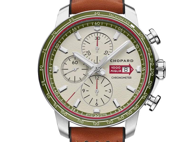 『新表』Chopard推出Mille Miglia GTS Chronograph Limited Edition Italy 2023古董車?yán)愊蘖坑?jì)時(shí)碼表-復(fù)刻表