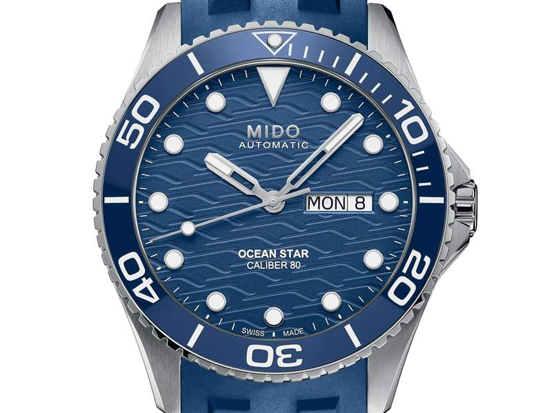 Mido推出Ocean Star 200C Ocean Blue藍色潛水腕表-復刻表