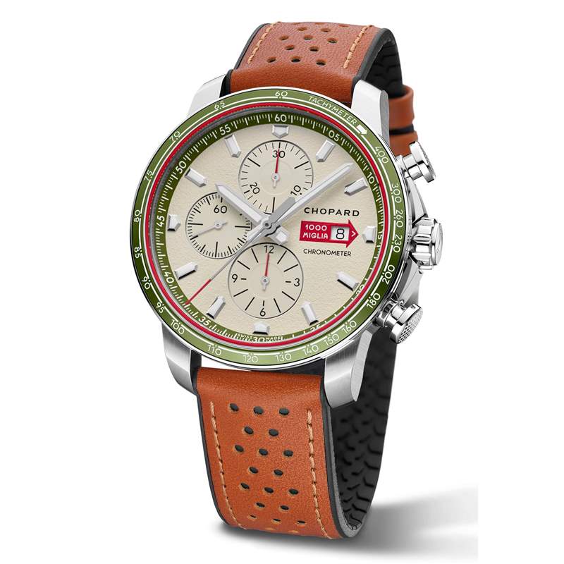 『新表』Chopard推出Mille Miglia GTS Chronograph Limited Edition Italy 2023古董車?yán)愊蘖坑?jì)時(shí)碼表-復(fù)刻表
