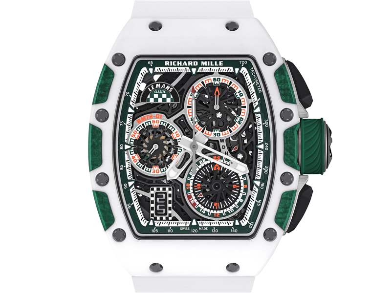 RICHARD MILLE理查米爾推出RM 72-01 Le Mans Classic勒芒24小時耐力賽特別版計時碼表-復刻表