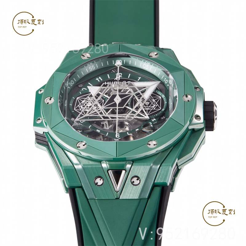 BBF廠宇舶大爆炸刺青二代綠色陶瓷腕表評測,和zf廠刺青有區別嗎-復刻表