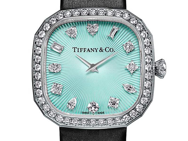 『新表』Tiffany推出3枚蒂芙尼Eternity珠寶腕表：枕形表殼，12種琢形鉆石時標-復刻表