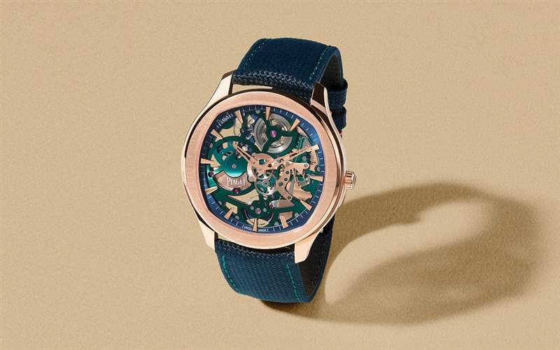 Piaget推出Polo Skeleton Arty超薄鏤空腕表：彩色機芯-復(fù)刻表